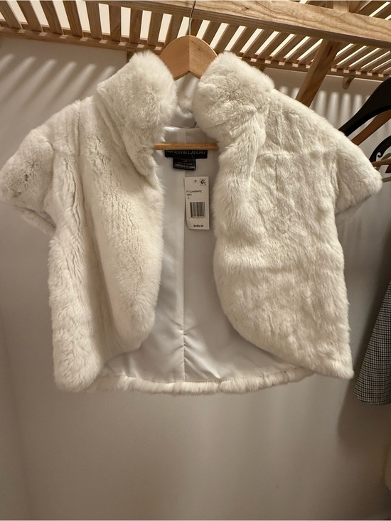 Adrienne Landau Jackets & Blazers - Women’s Adrienne Landau  real fur bolero. Size L (size 6-10). Luxurious NWT.